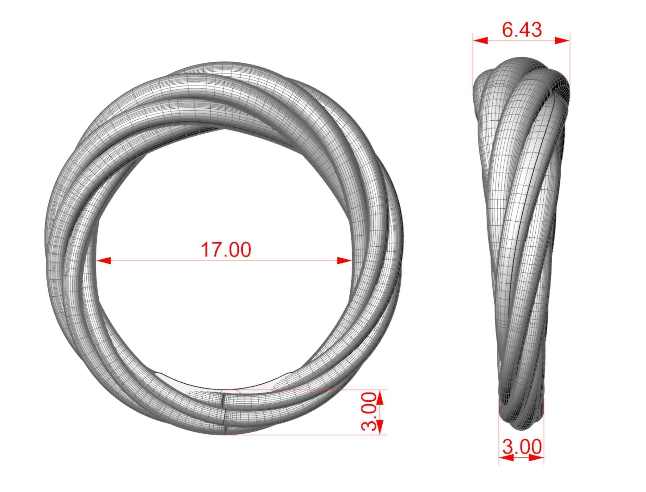 Ring rope 3 3D print model_7