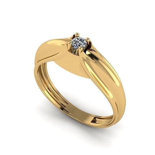 wedding engagement women ring 3dm 3D print model