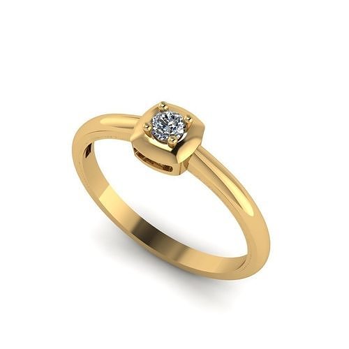 wedding engagement women ring 3dm 3D print model