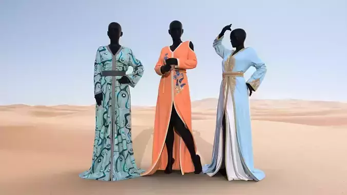 Collection of Moroccan Caftan 