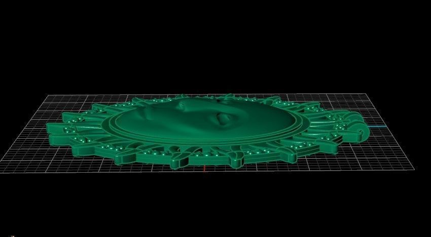  sun pendant all-seeing eye of the sun 3D print model_30