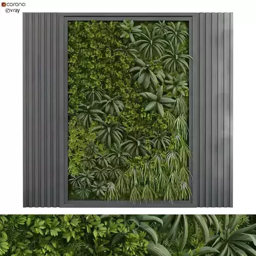 vertical plant green wall set 262