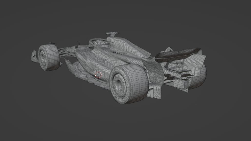 f1 2022 Red Bull RB18 Low-poly 3D model_18