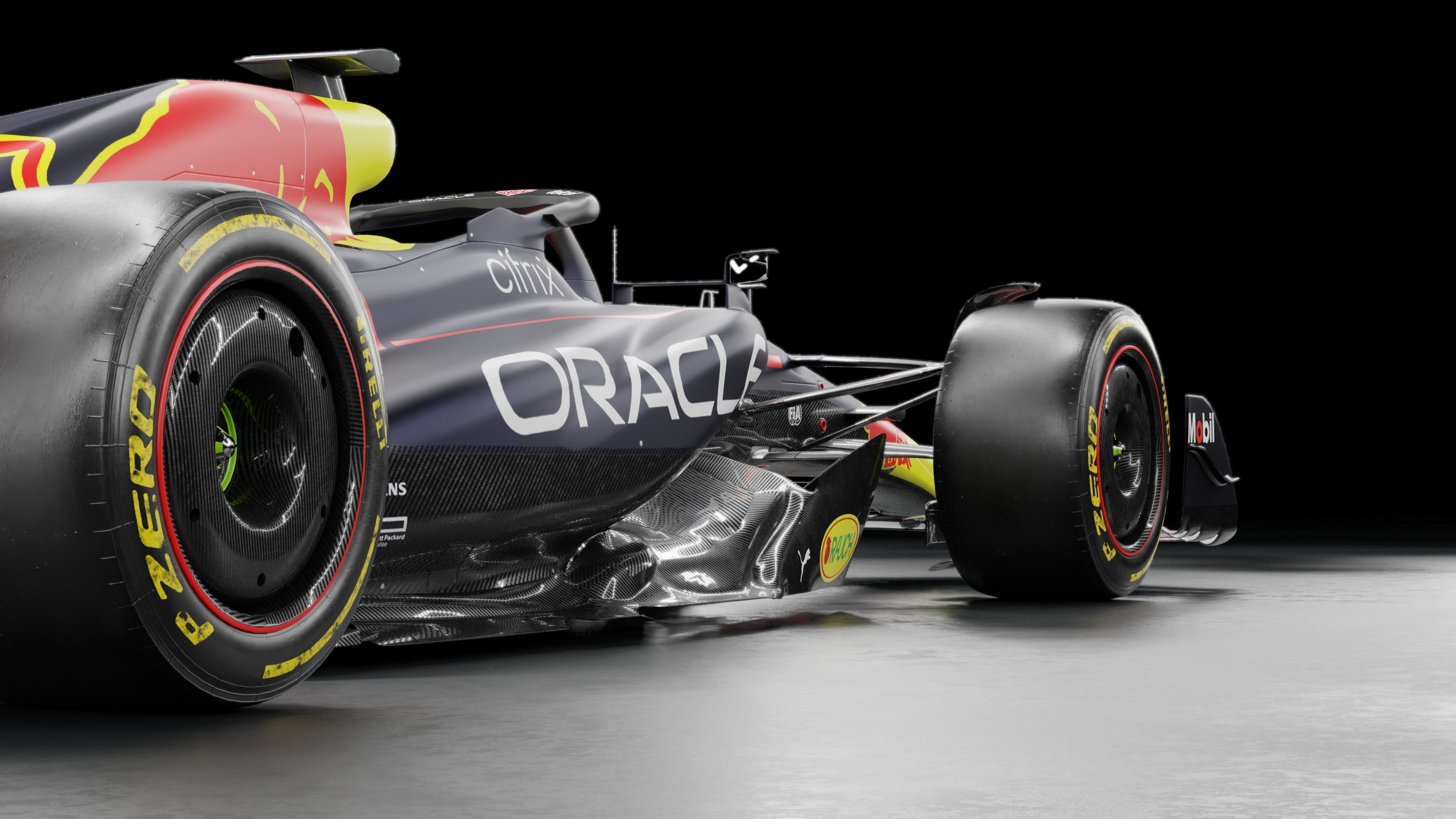 f1 2022 Red Bull RB18 Low-poly 3D model_2