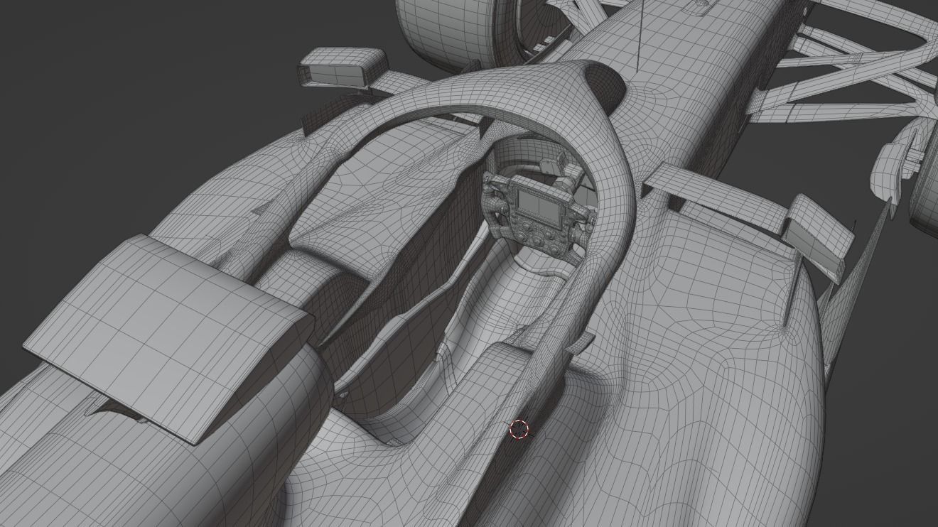 f1 2022 Red Bull RB18 Low-poly 3D model_19