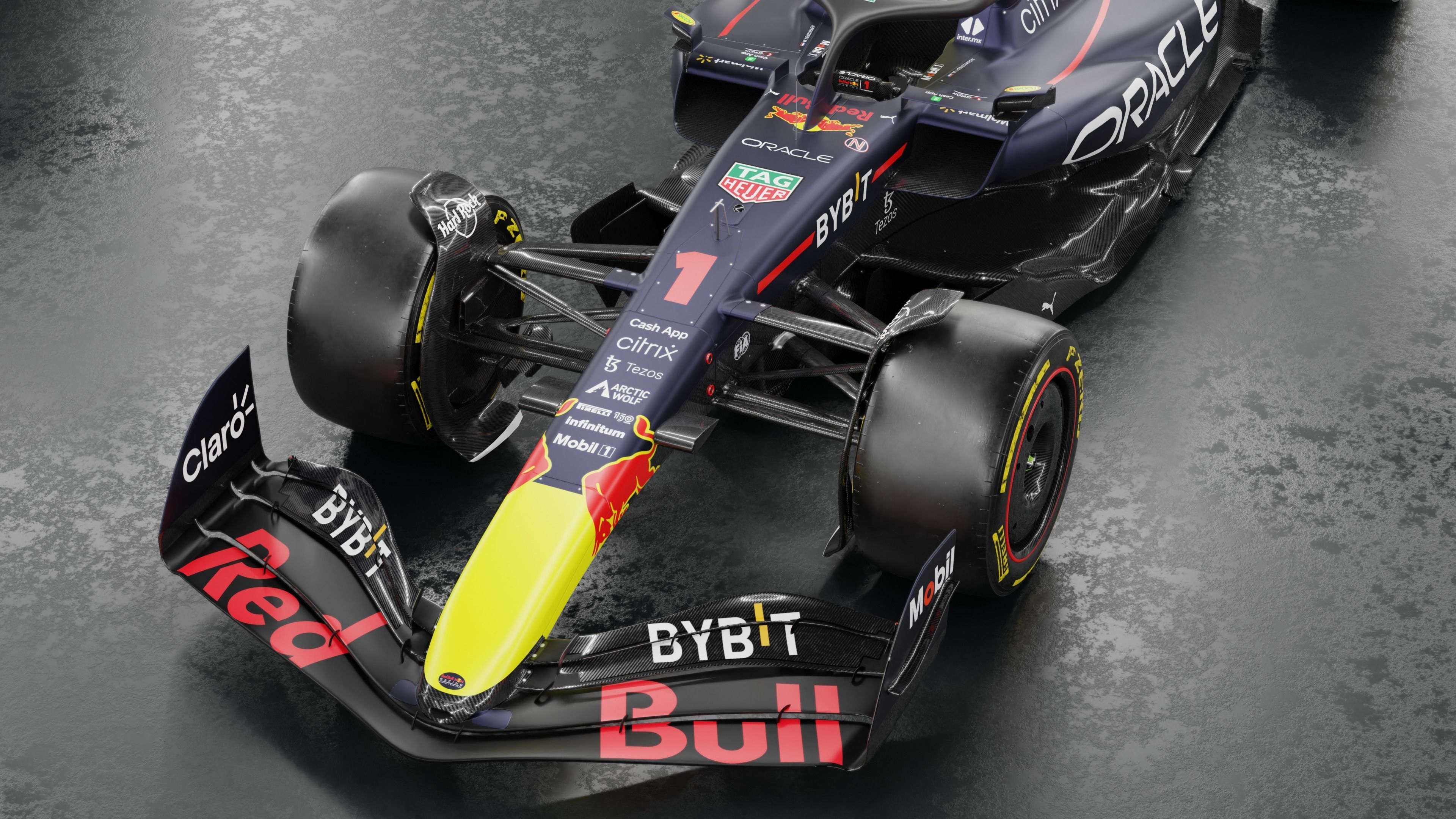 f1 2022 Red Bull RB18 Low-poly 3D model_4