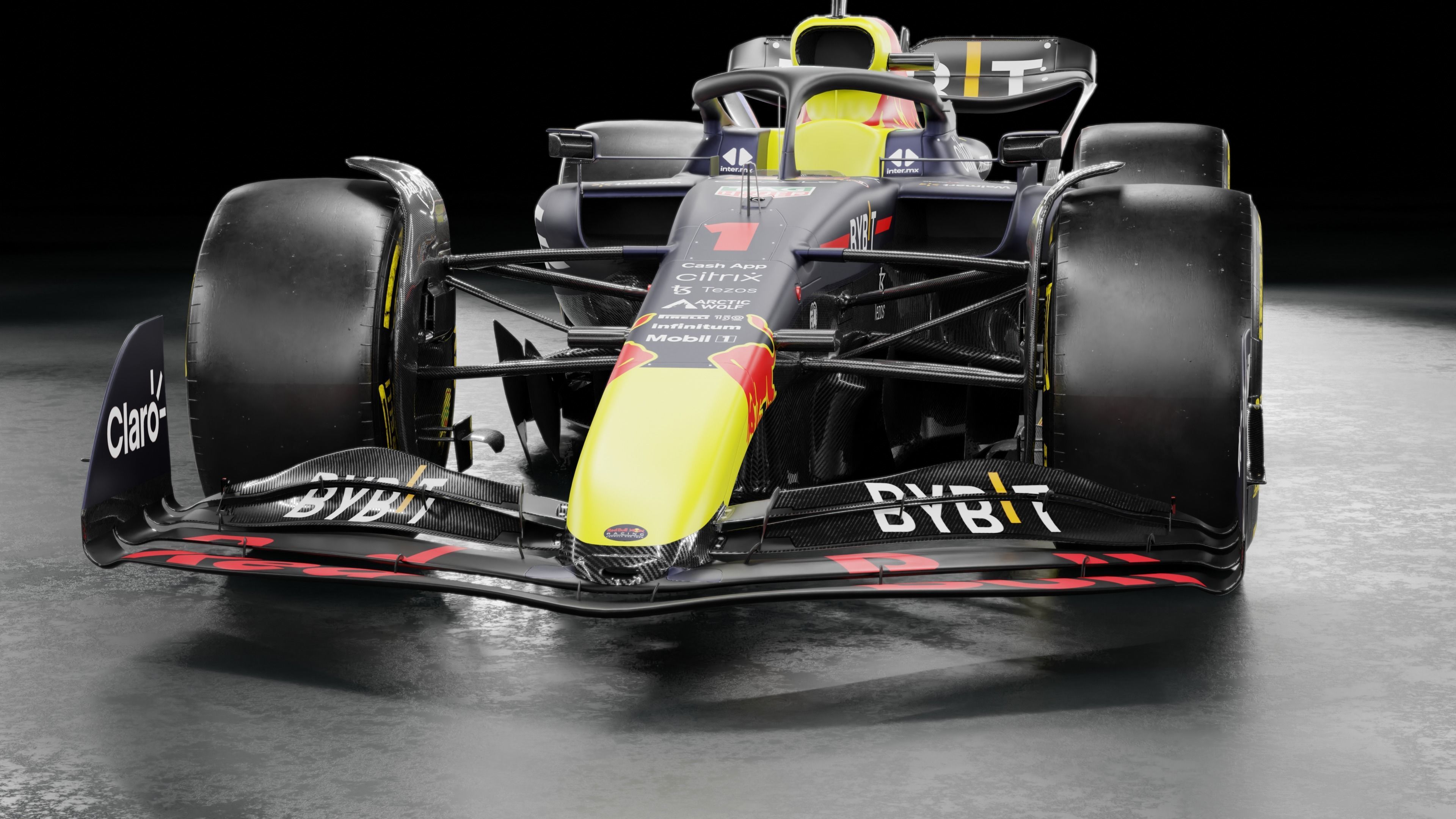 f1 2022 Red Bull RB18 Low-poly 3D model_5
