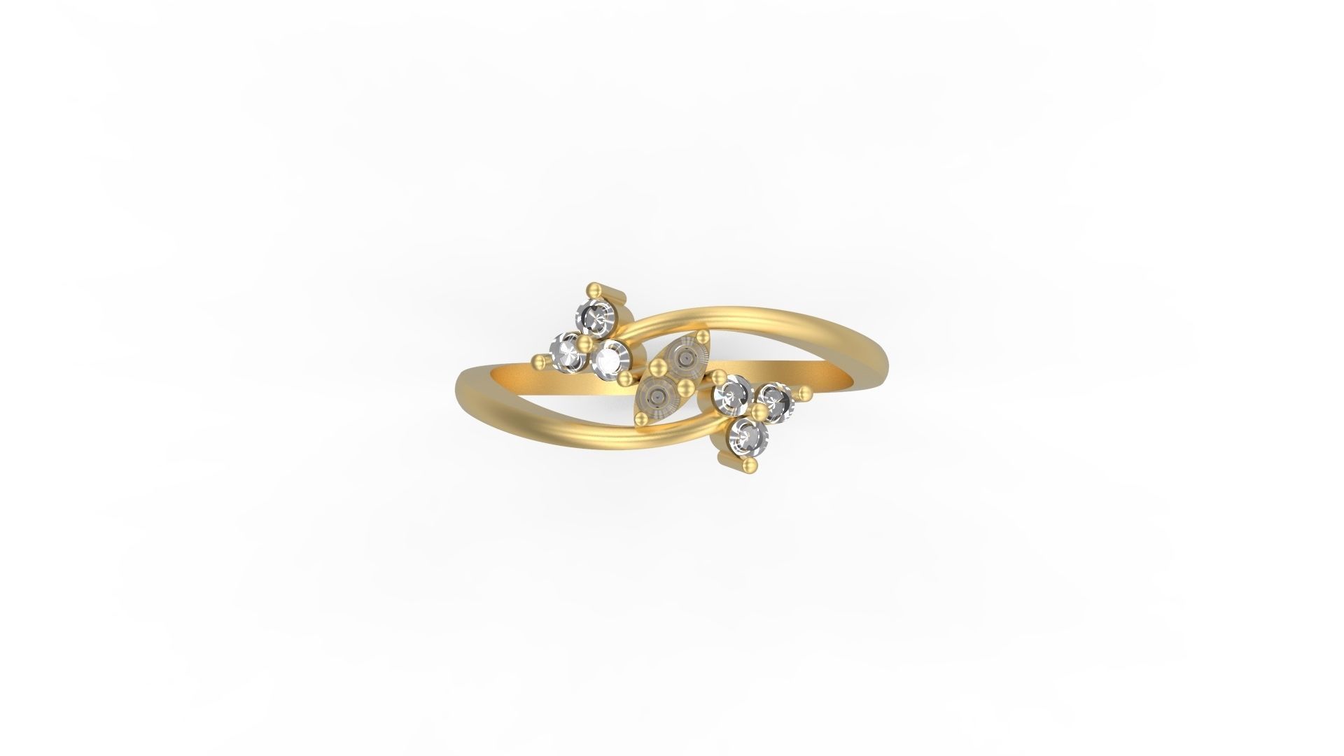 Minimalist Ring 352 3D print model_4