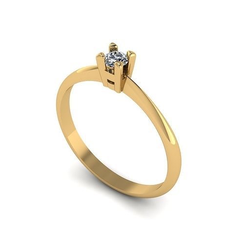 wedding engagement women ring 3dm 3D print model
