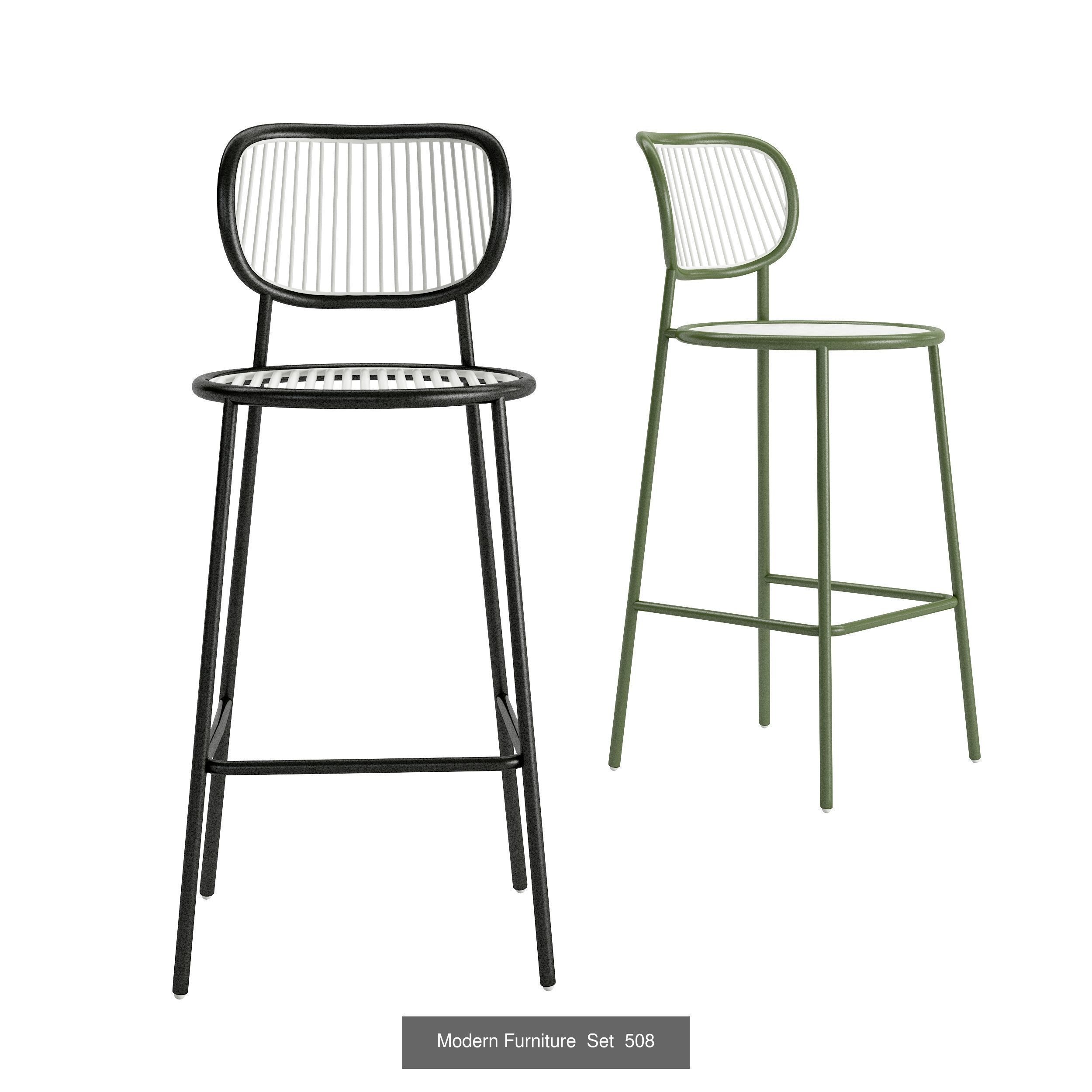 Furniture set  stools collection 007 _3