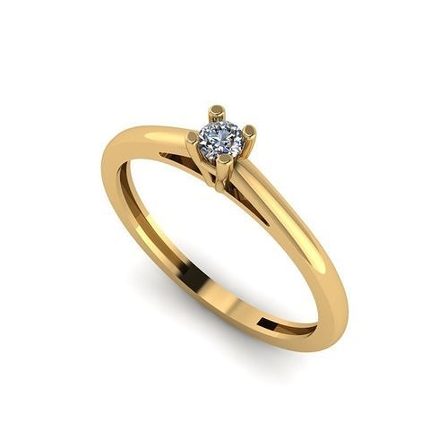 wedding engagement women ring 3dm 3D print model