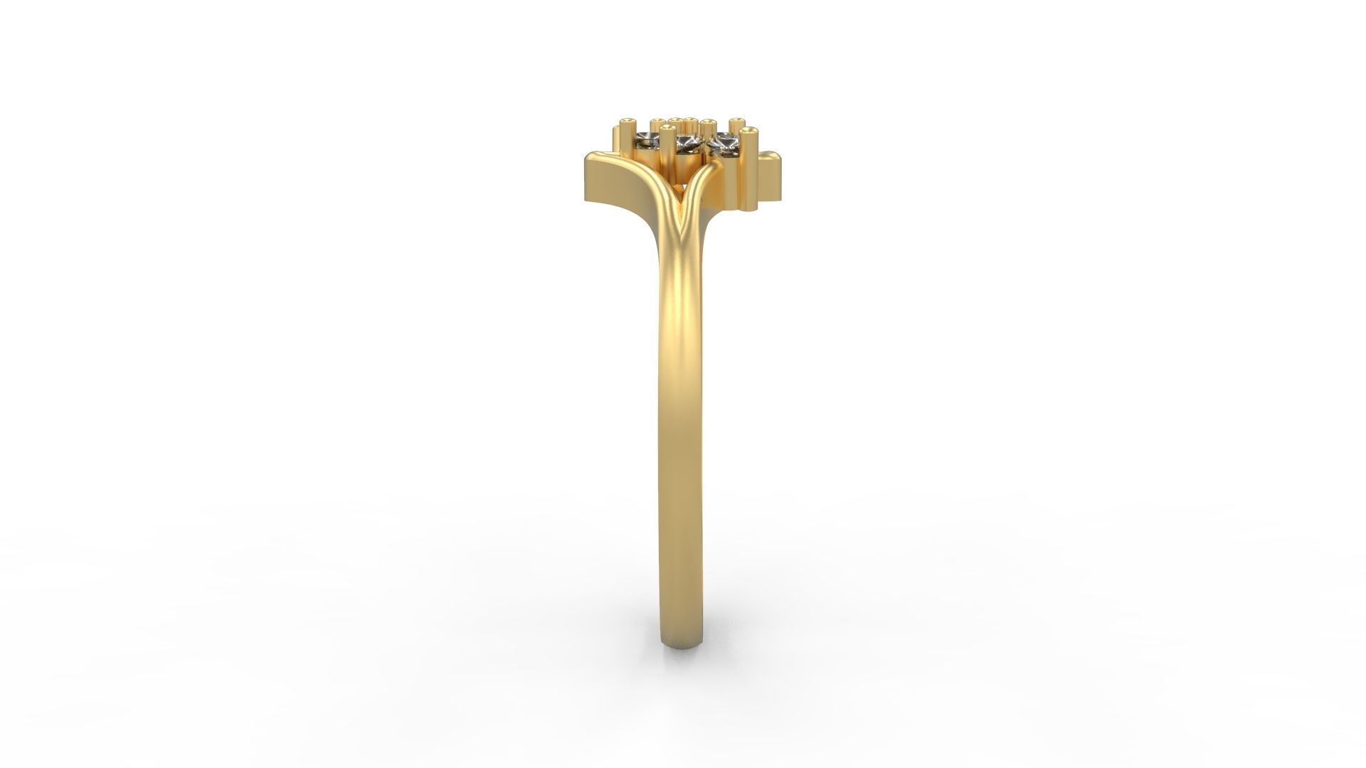 Minimalist Ring 359 3D print model_3