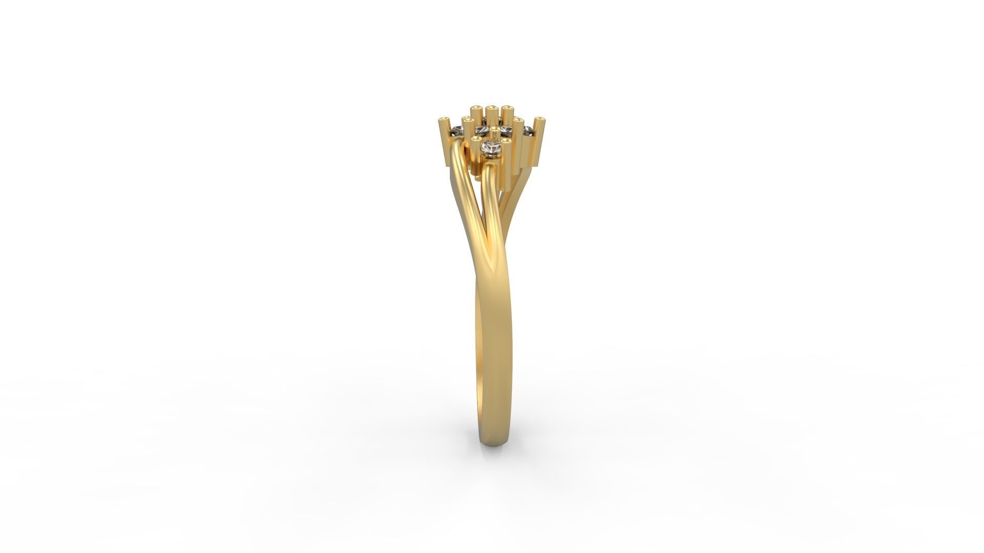 Minimalist Ring 362 3D print model_3