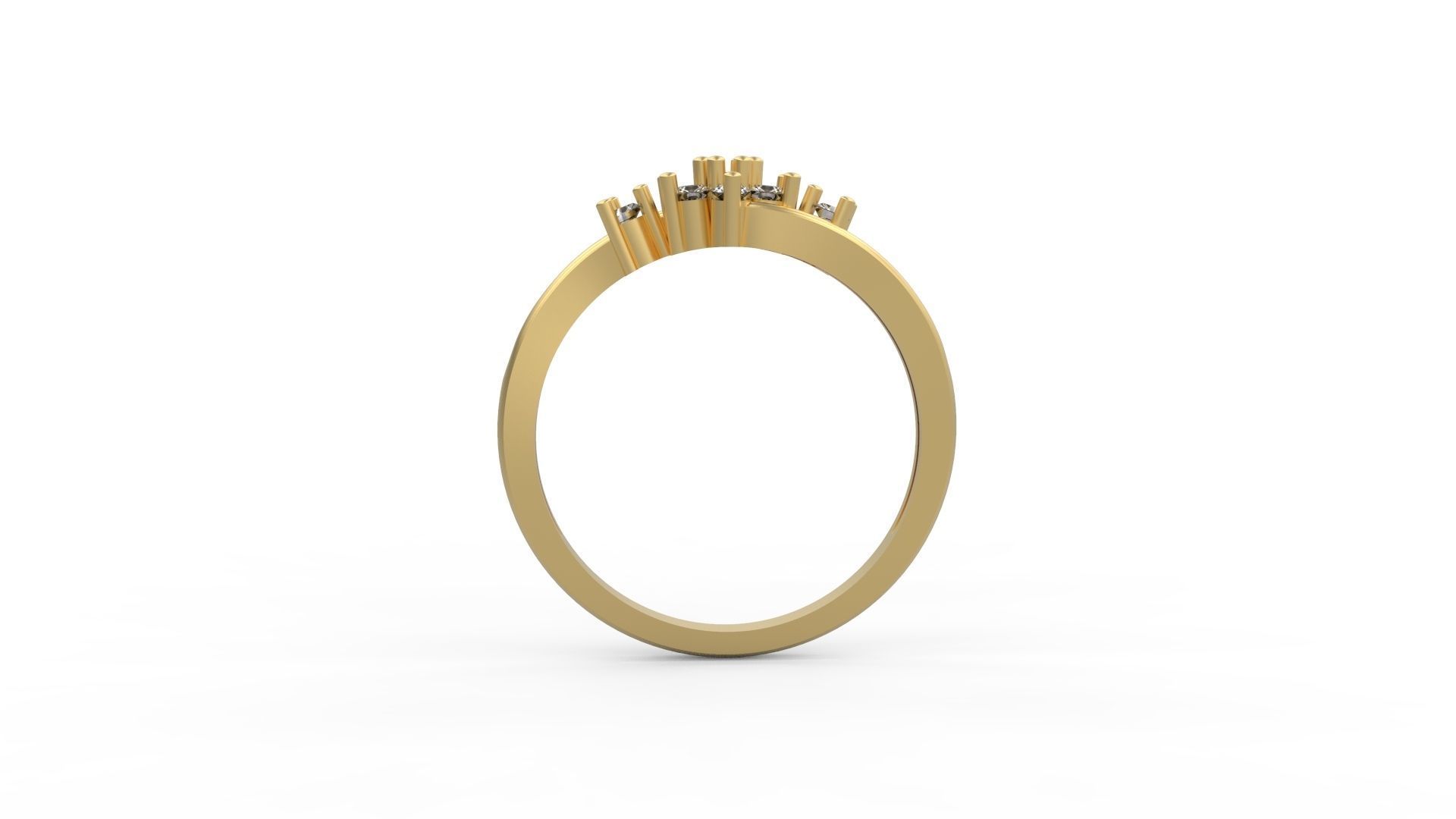 Minimalist Ring 362 3D print model_2