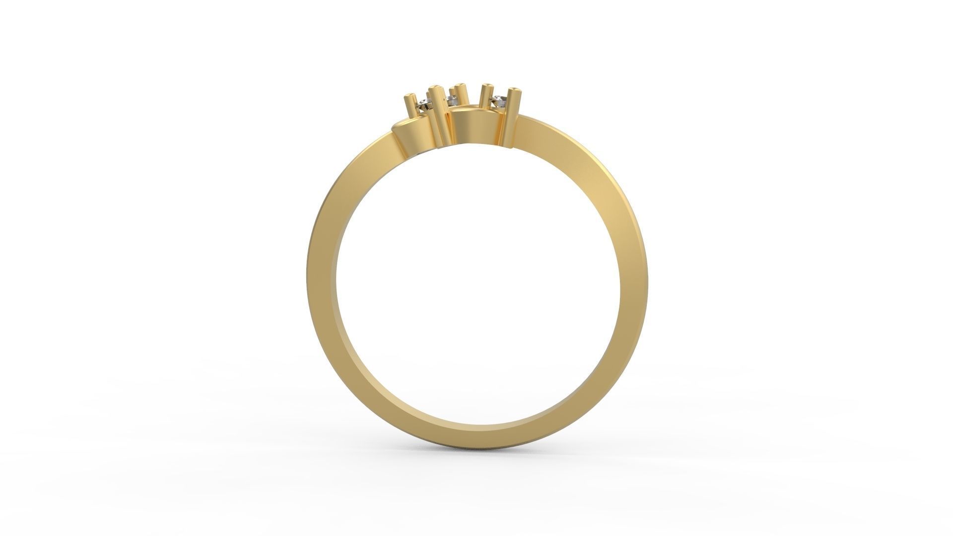 Minimalist Ring 367 3D print model_2