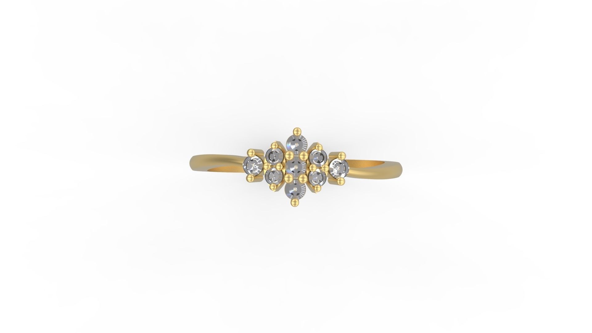 Minimalist Ring 369 3D print model_4