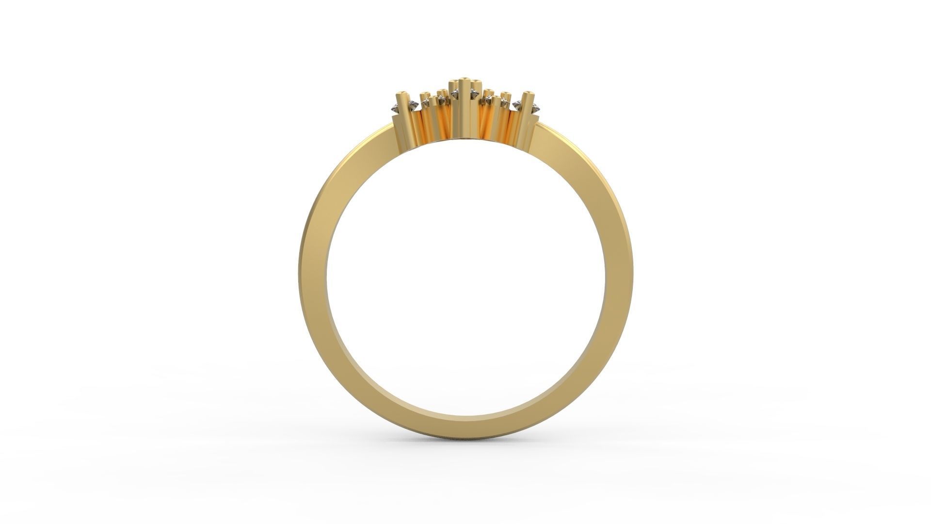 Minimalist Ring 369 3D print model_2