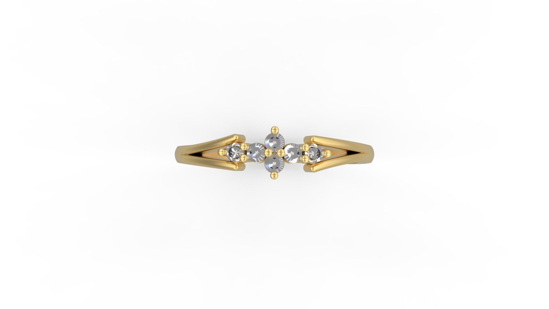 Minimalist Ring 370 3D print model_4