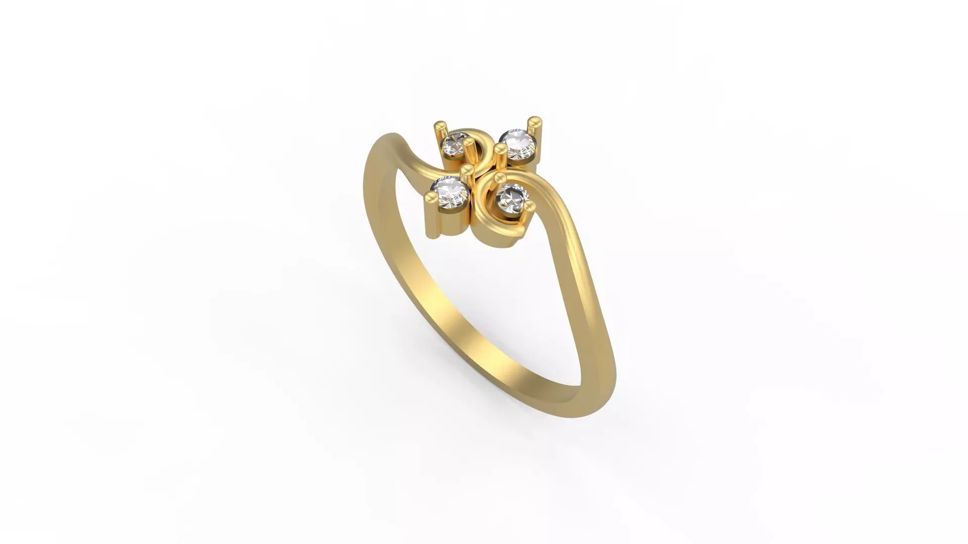 Minimalist Ring 372 3D print model_0