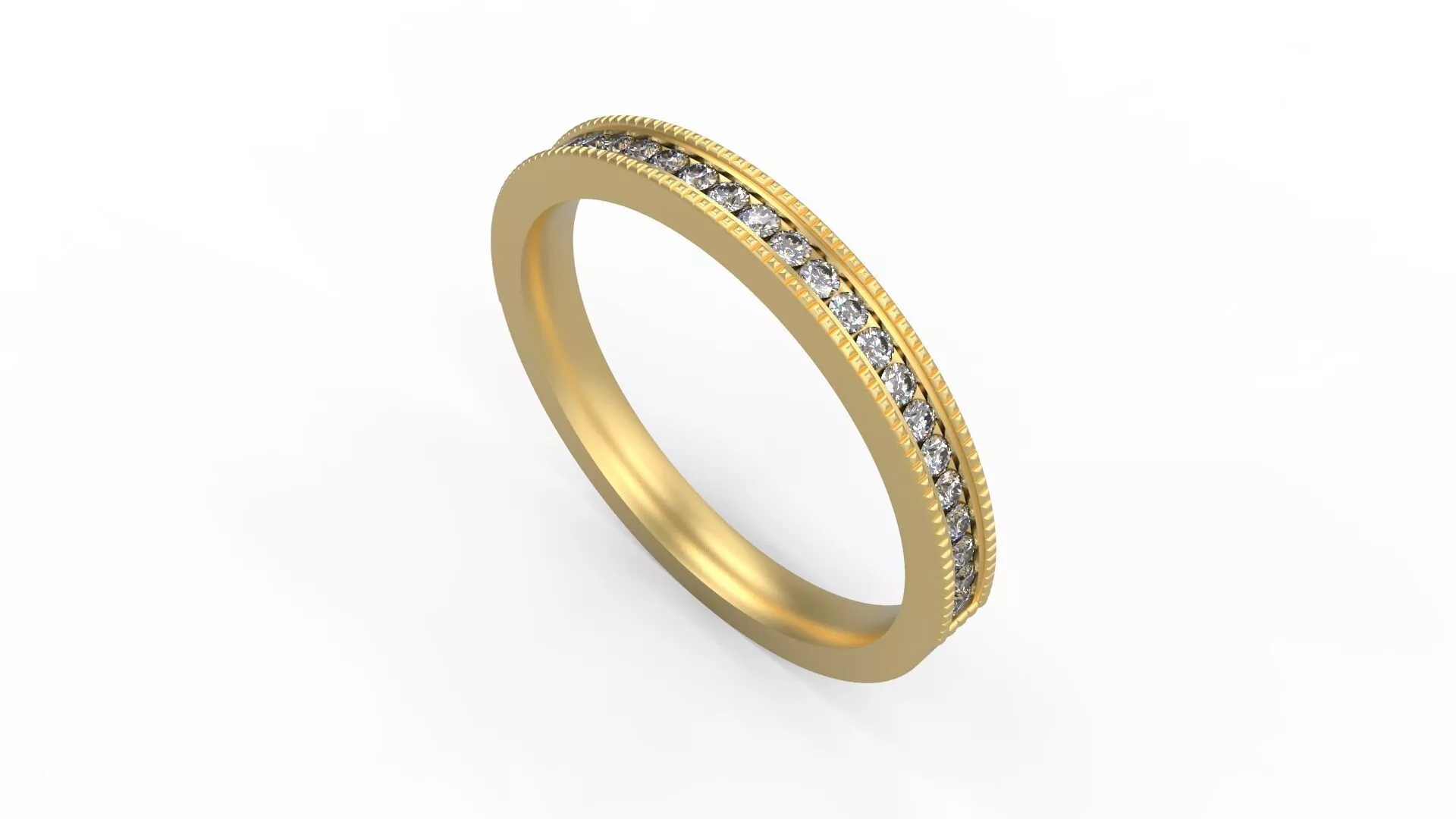 Minimalist Ring 375 3D print model