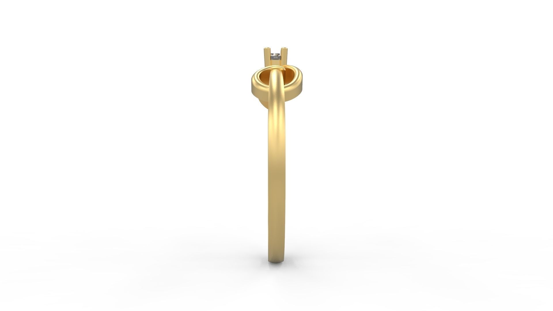 Minimalist Ring 378 3D print model_3