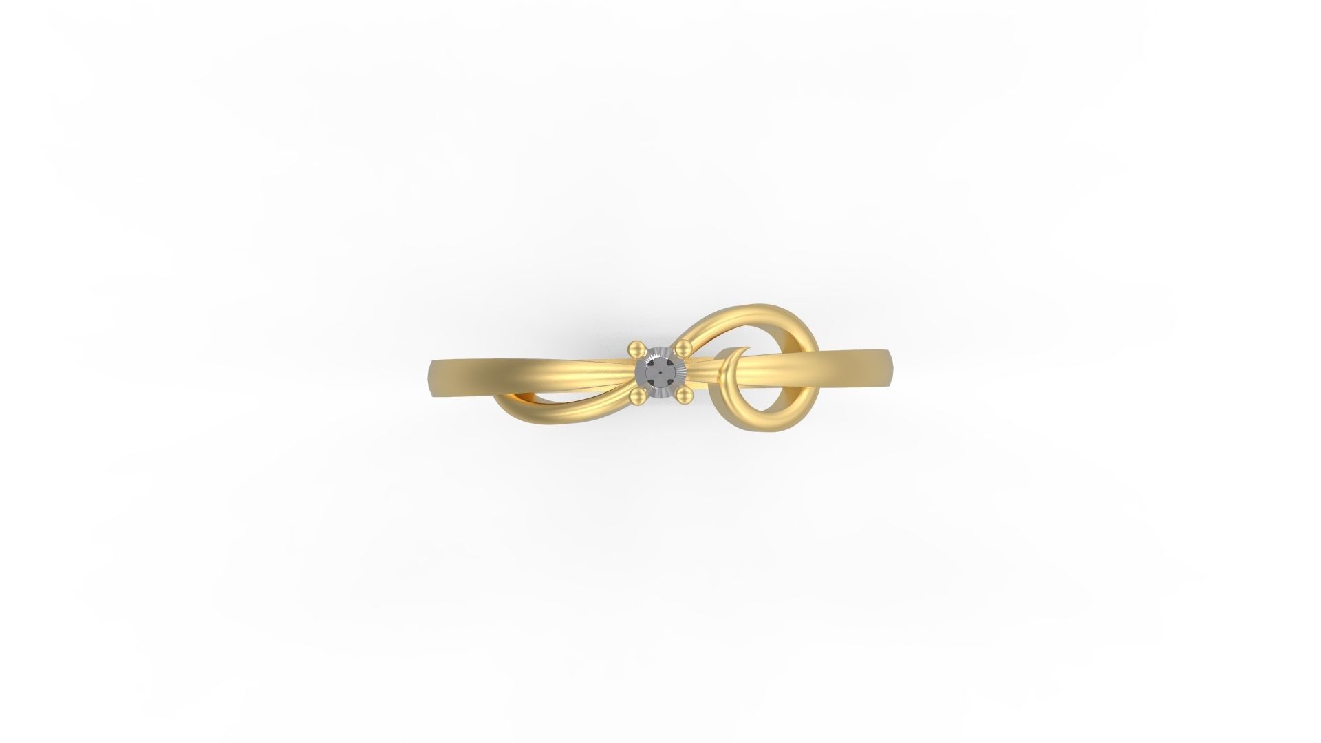 Minimalist Ring 378 3D print model_4