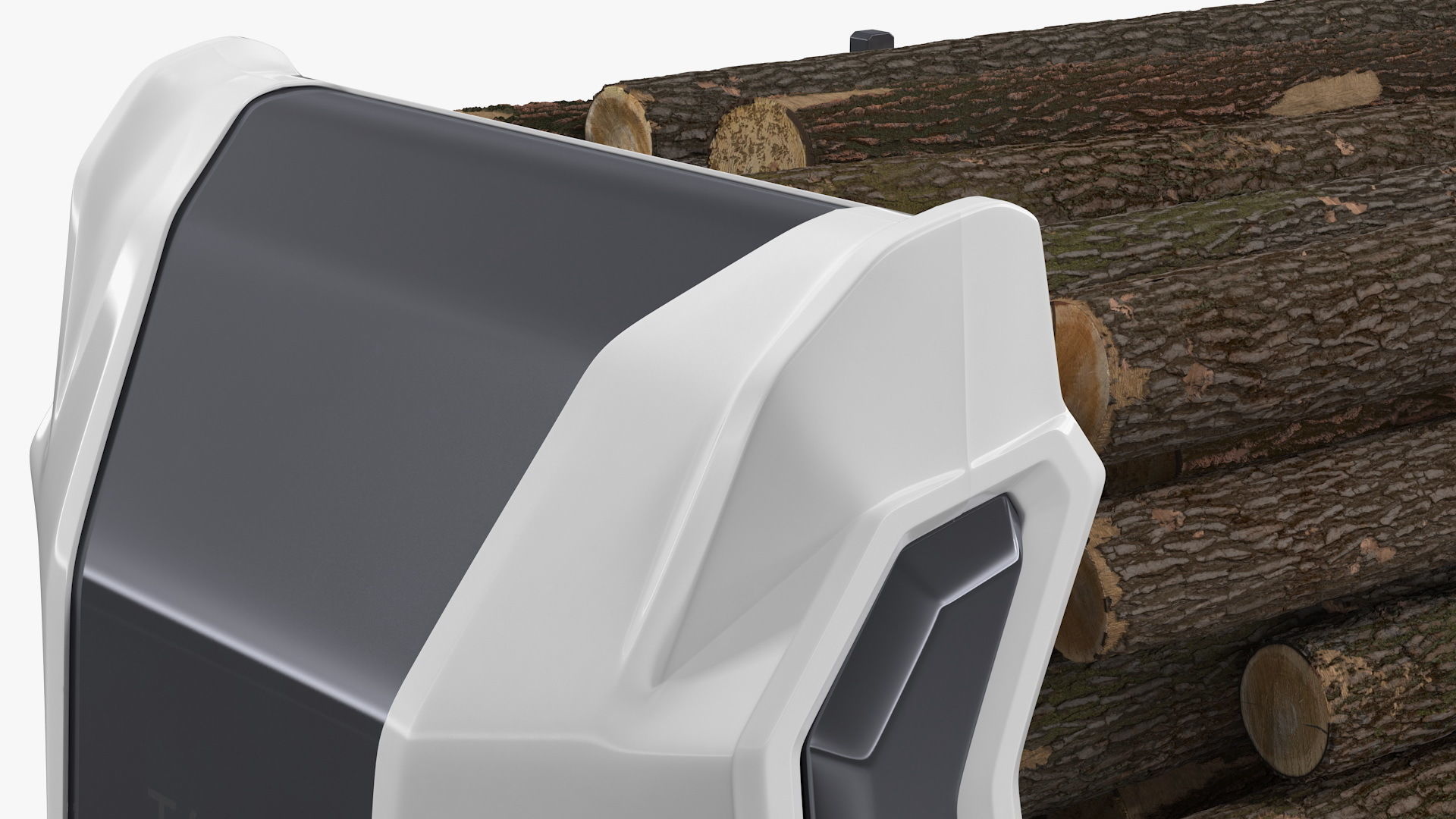 Einride Electric Autonomous Logging Truck Rigged 3D model_15