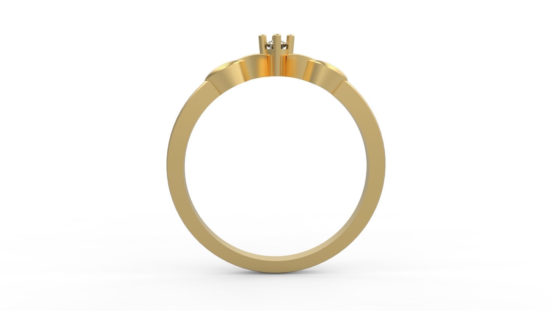 Minimalist Ring 380 3D print model_2