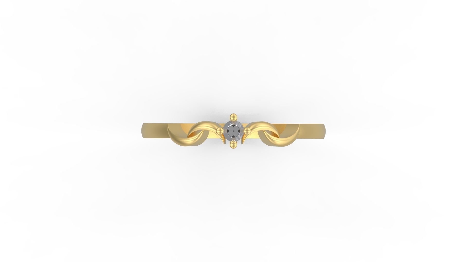 Minimalist Ring 380 3D print model_4