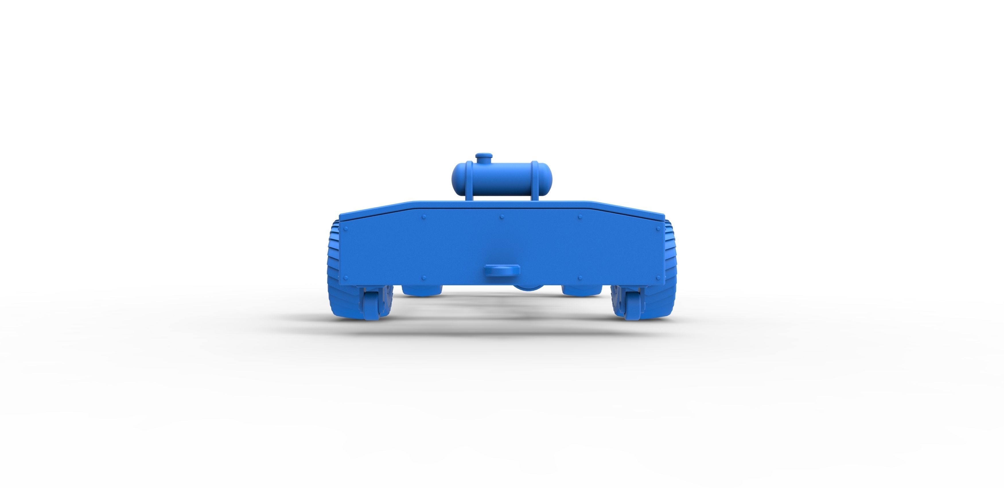 Chassis of 4wd pulling truck Scale 1 to 25 3D print model_19