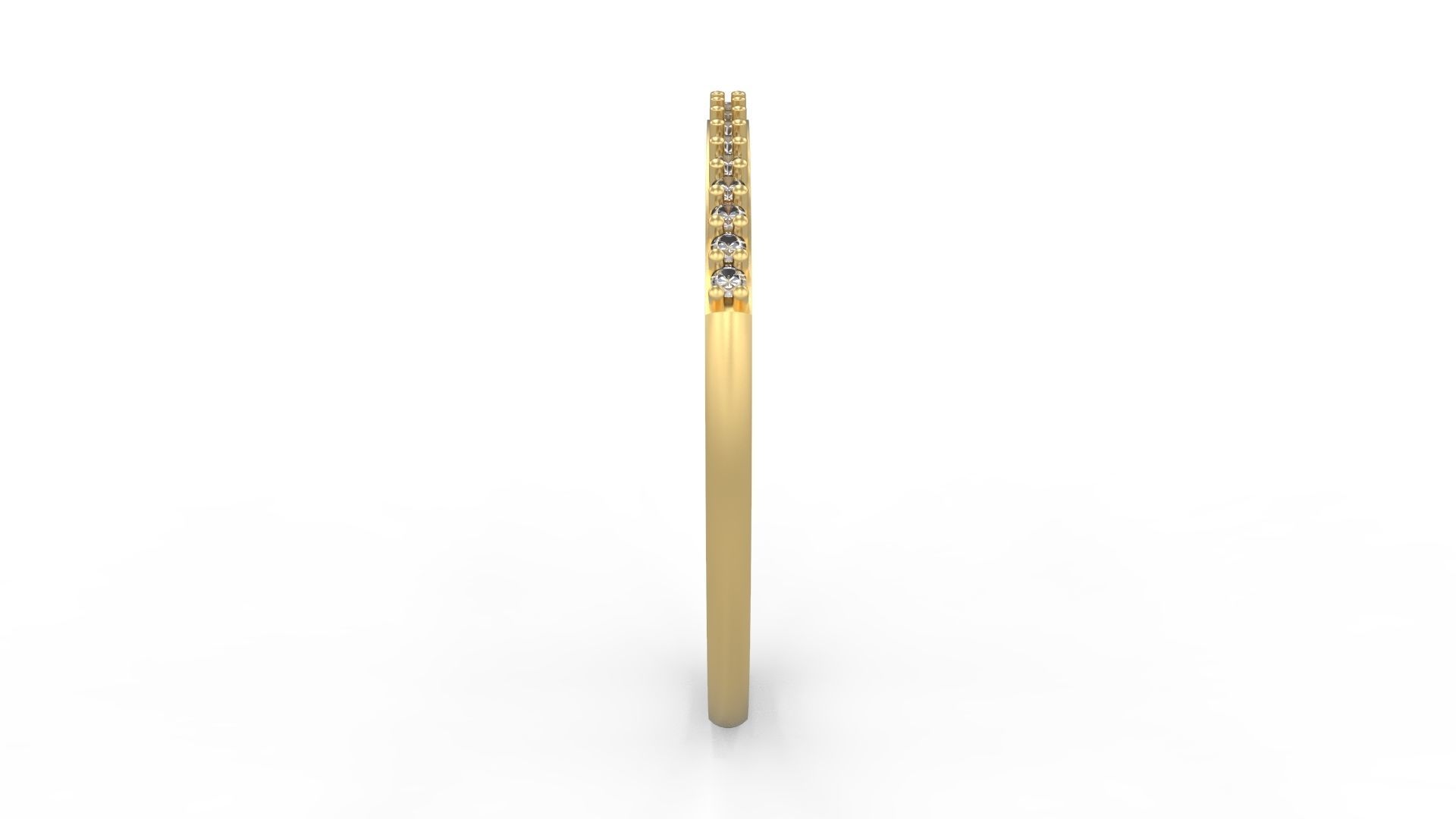 Minimalist Ring 385 3D print model_3