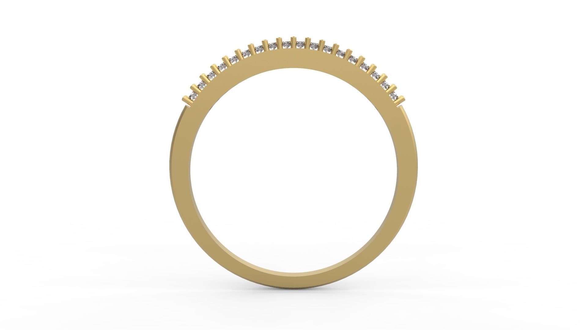 Minimalist Ring 385 3D print model_2