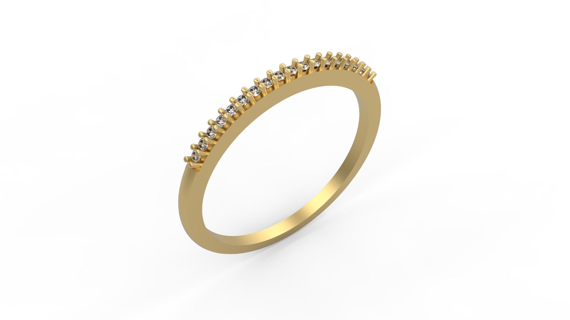 Minimalist Ring 385 3D print model_1
