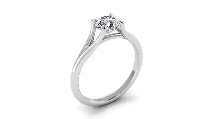 Solo Diamond Engagement Ring