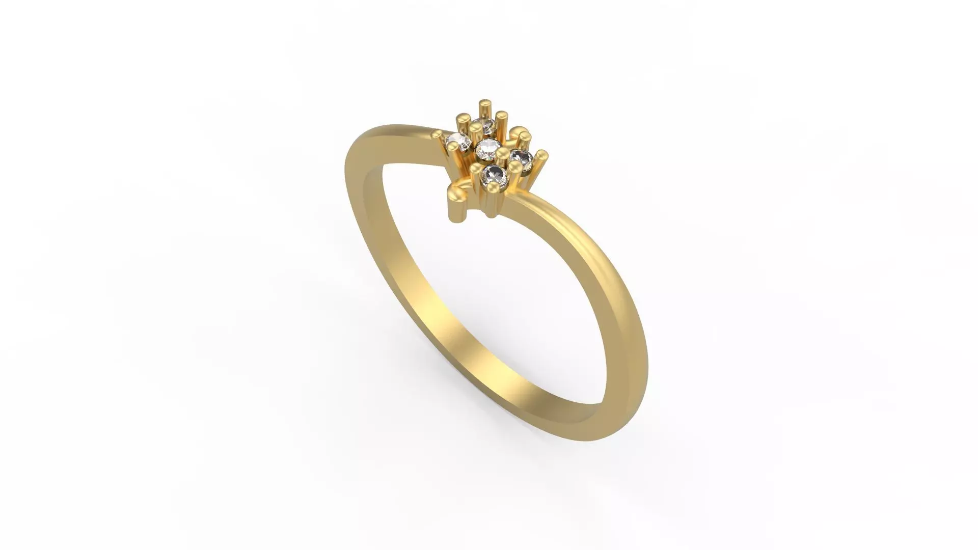 Minimalist Ring 390 3D print model_0