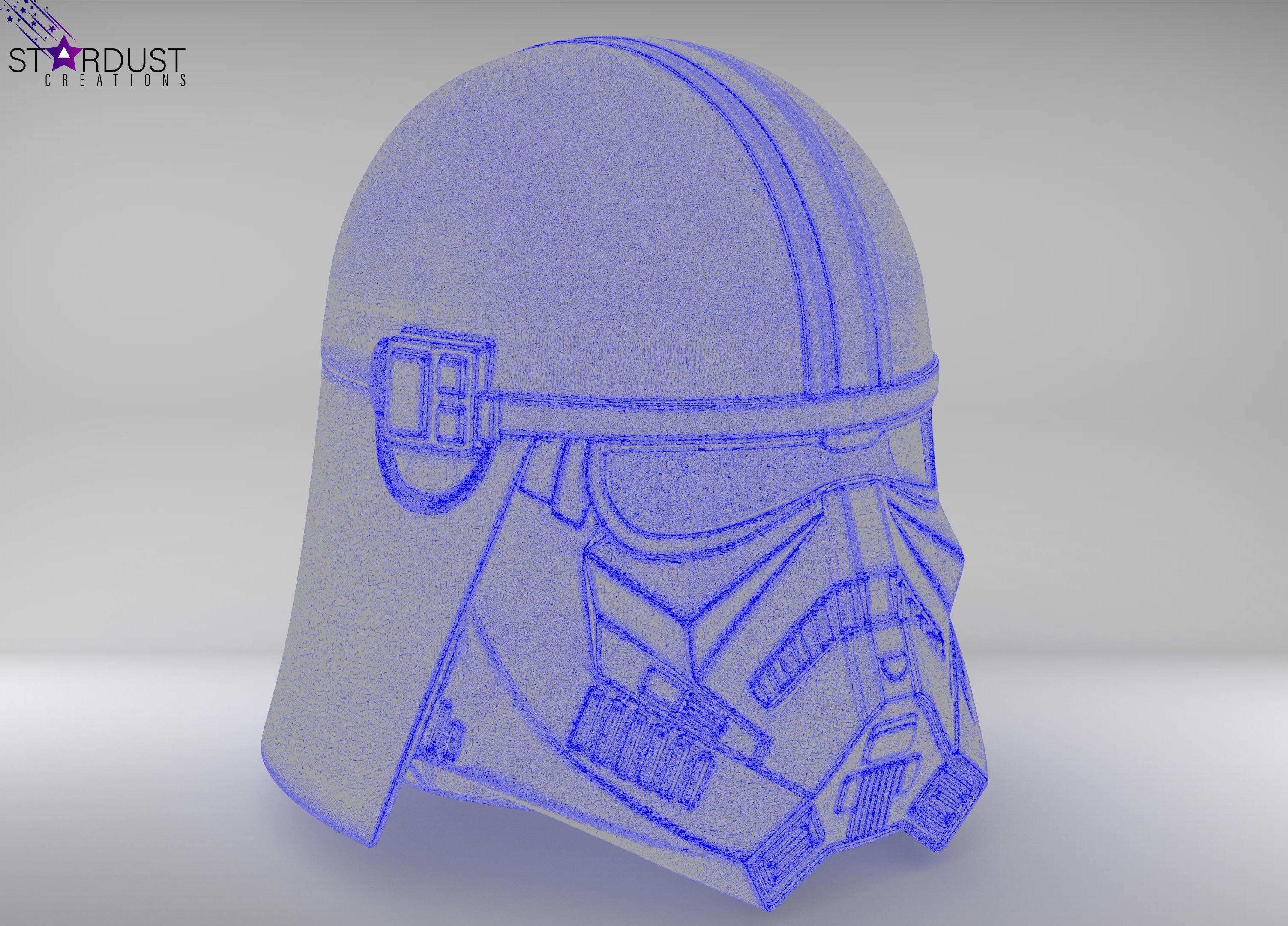 Purge Trooper Helmet phase 2 Real size Obi-Wan Kenobi 3D print model_2