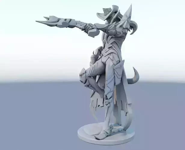 High Noon Lucian 3D Print Model from League of Legends