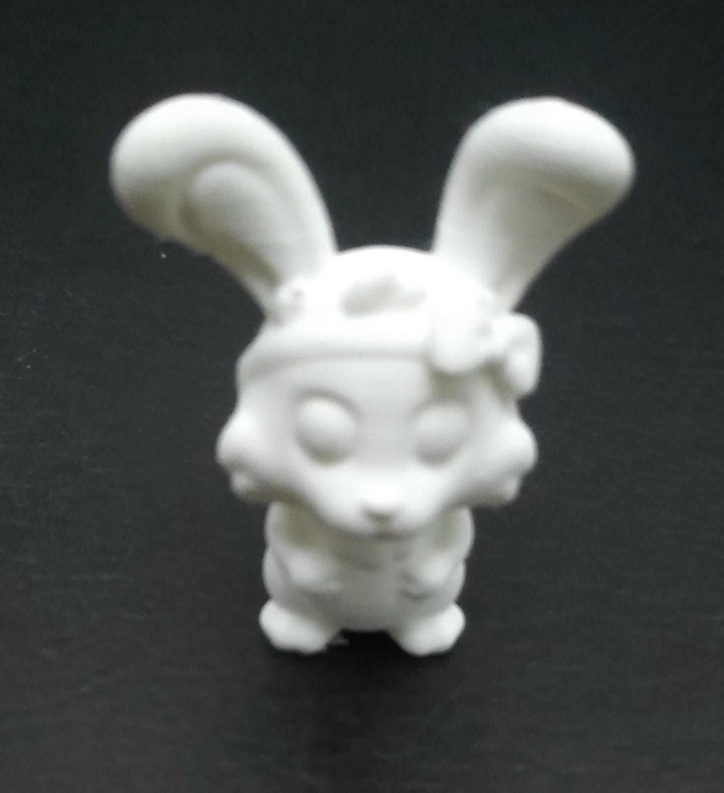 Bunny Hair Bow 3D print model_11