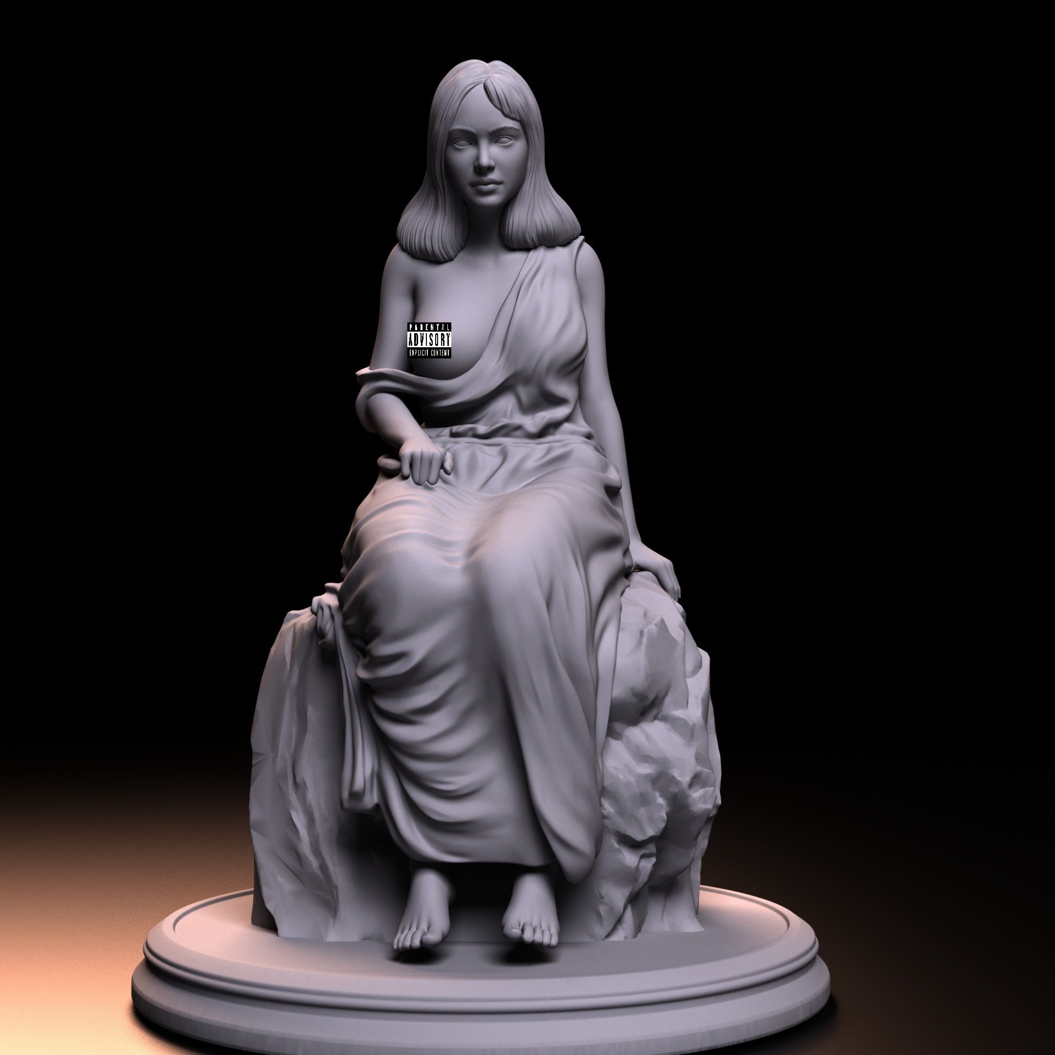 ANCIENT GREEK GIRL 3D print model_1