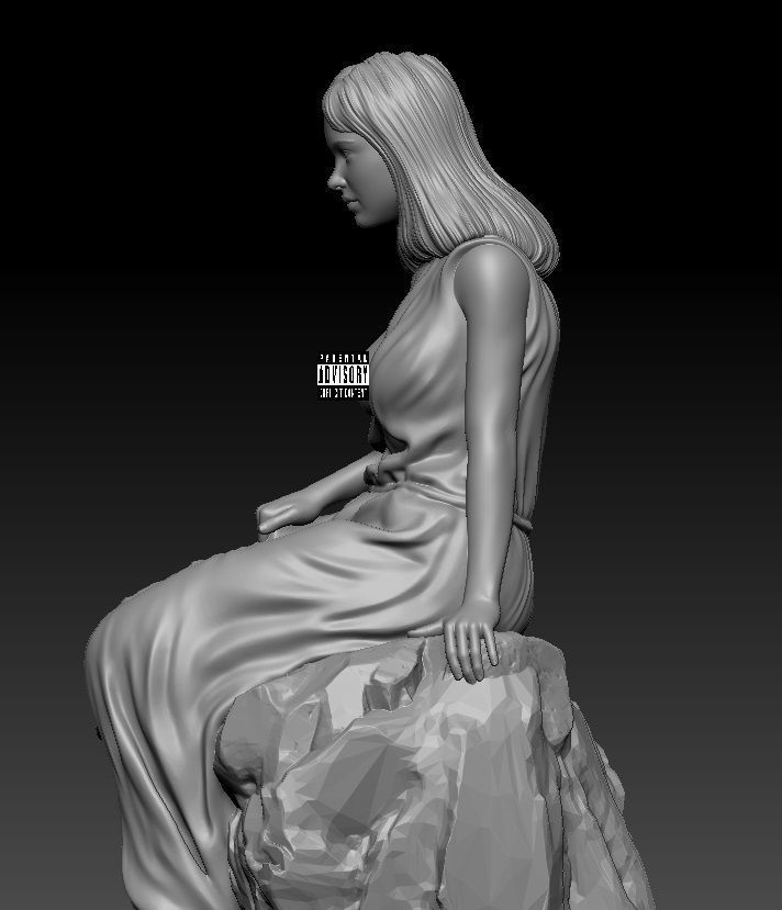 ANCIENT GREEK GIRL 3D print model_12