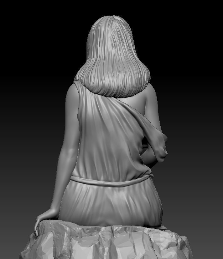 ANCIENT GREEK GIRL 3D print model_10