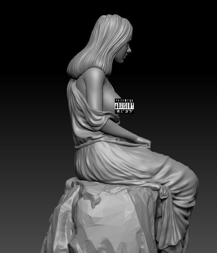 ANCIENT GREEK GIRL 3D print model_11