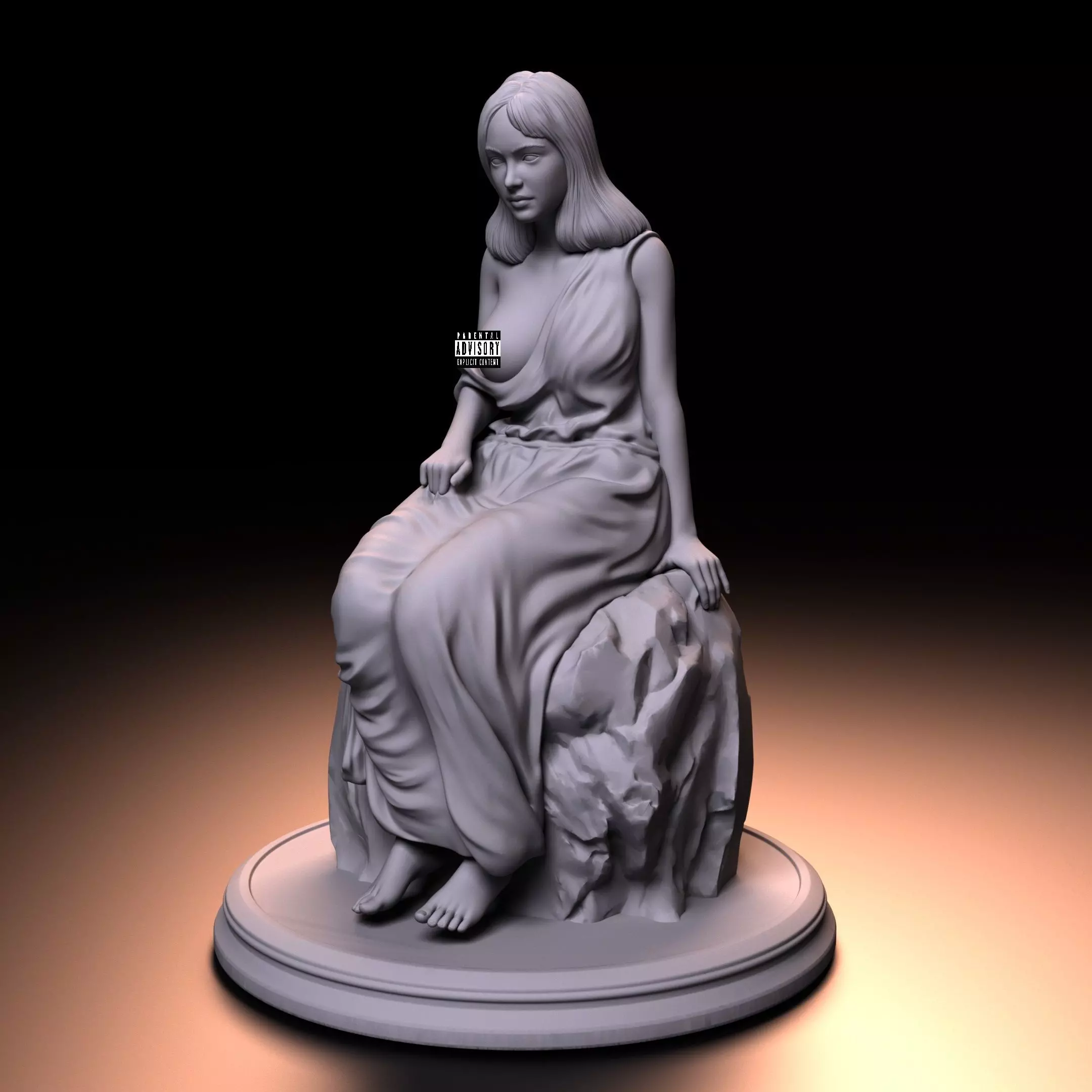 ANCIENT GREEK GIRL 3D print model_0
