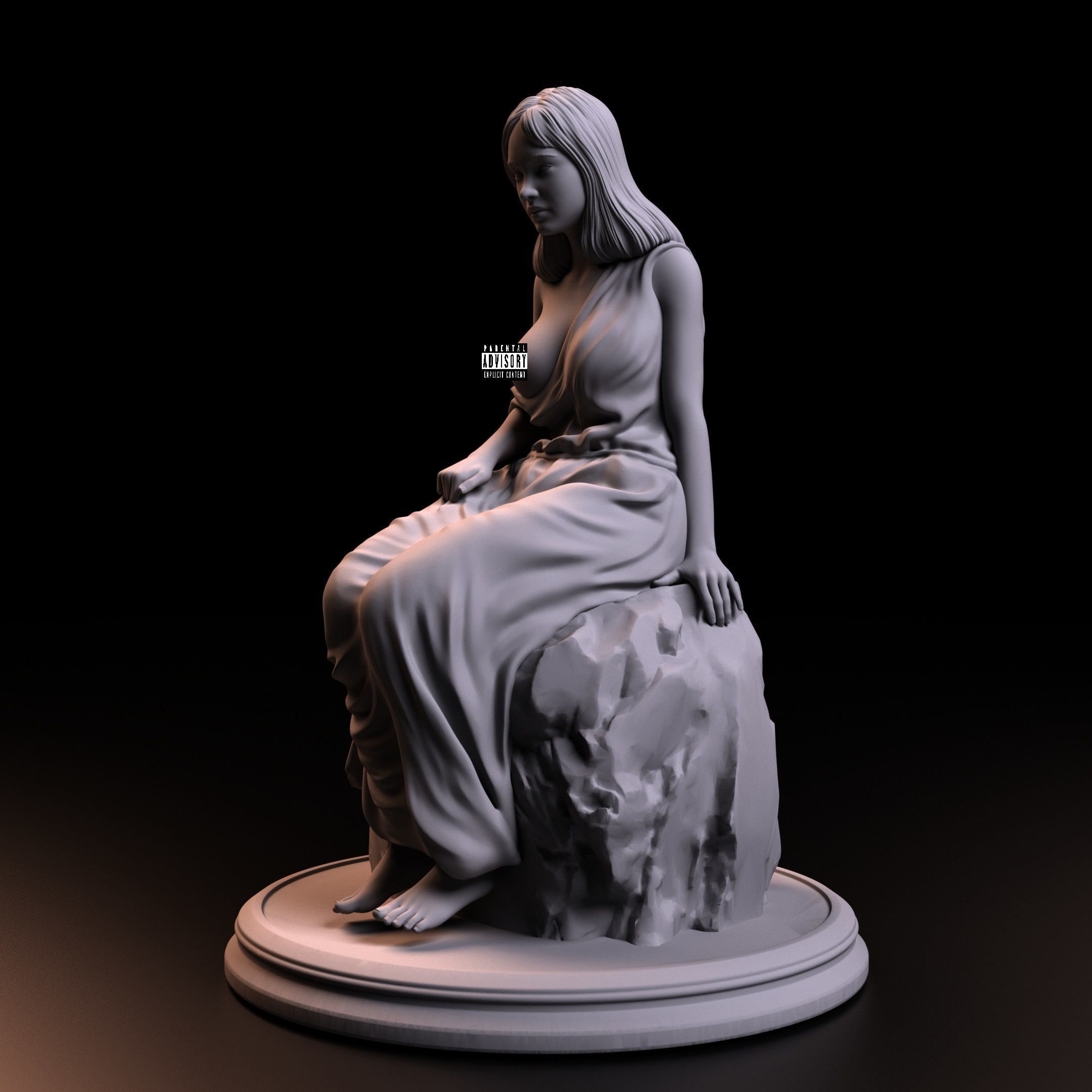 ANCIENT GREEK GIRL 3D print model_6