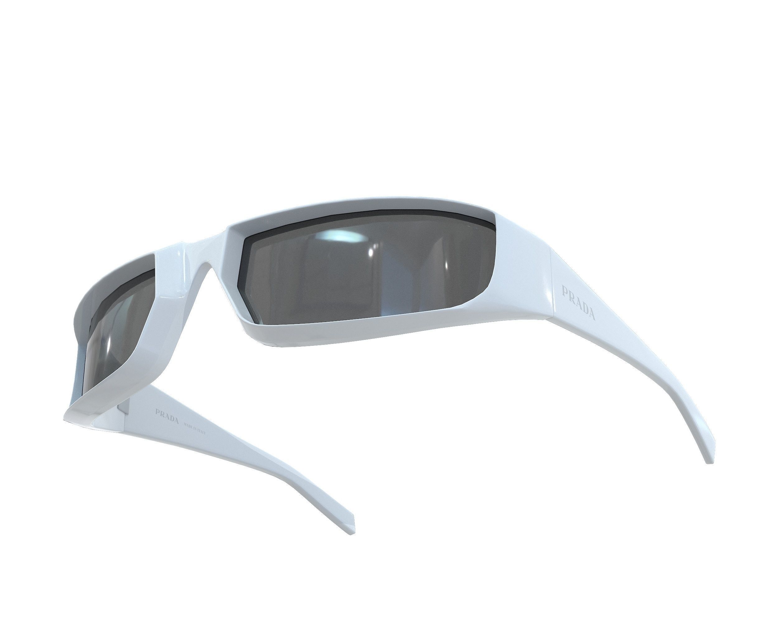 Prada Runway Sunglasses Low-poly 3D model_11