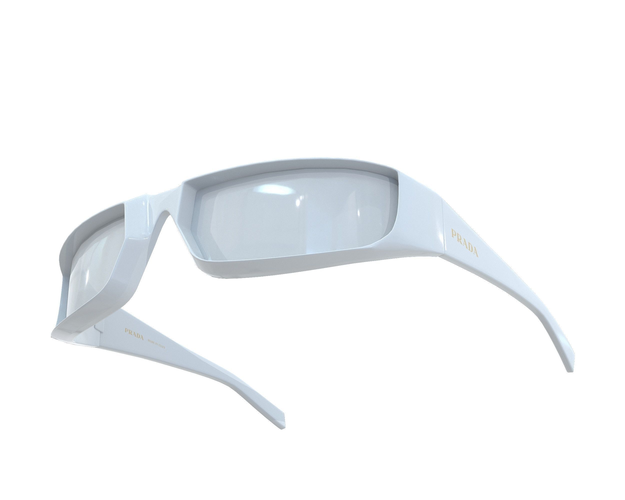 Prada Runway Sunglasses Low-poly 3D model_10