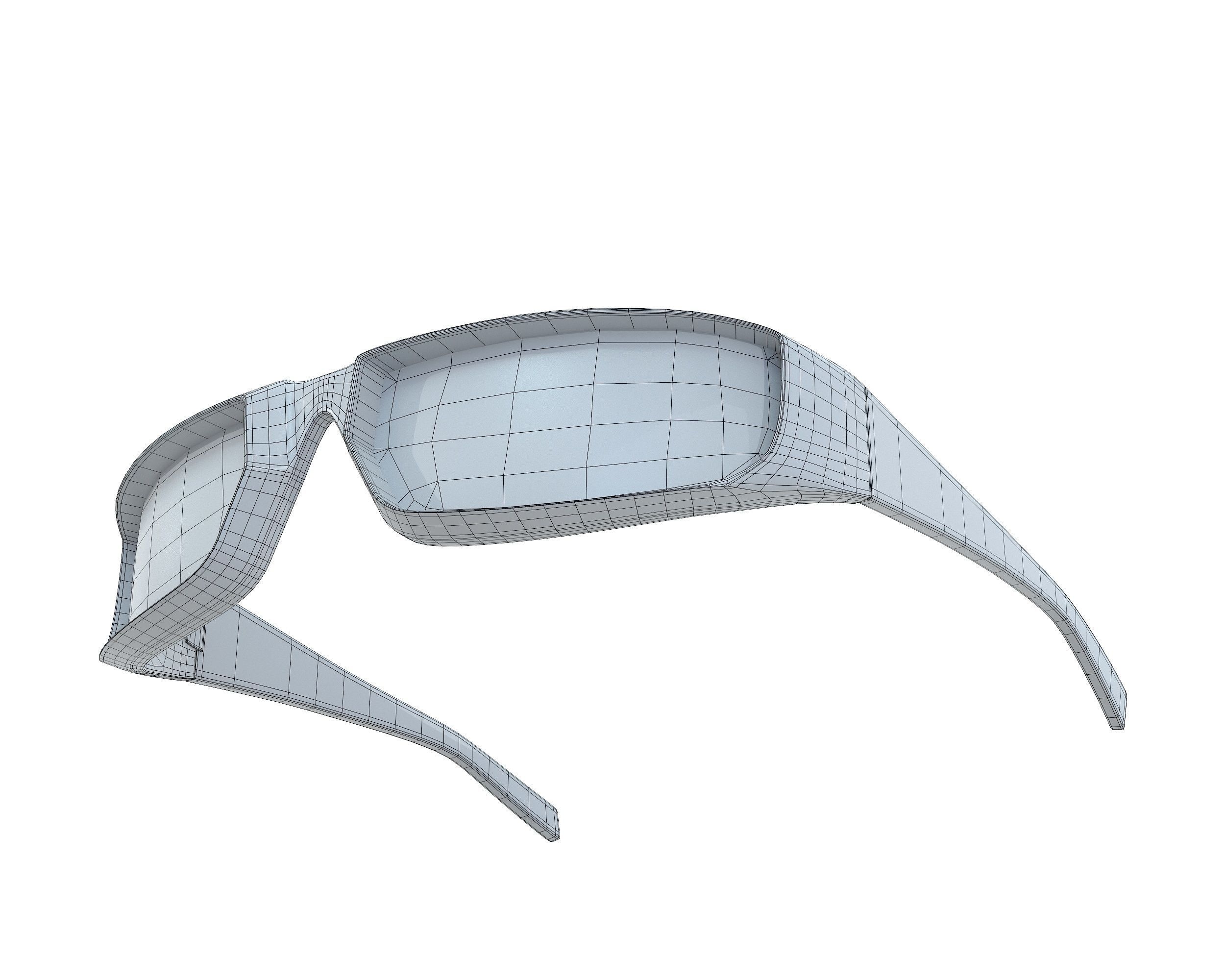 Prada Runway Sunglasses Low-poly 3D model_13