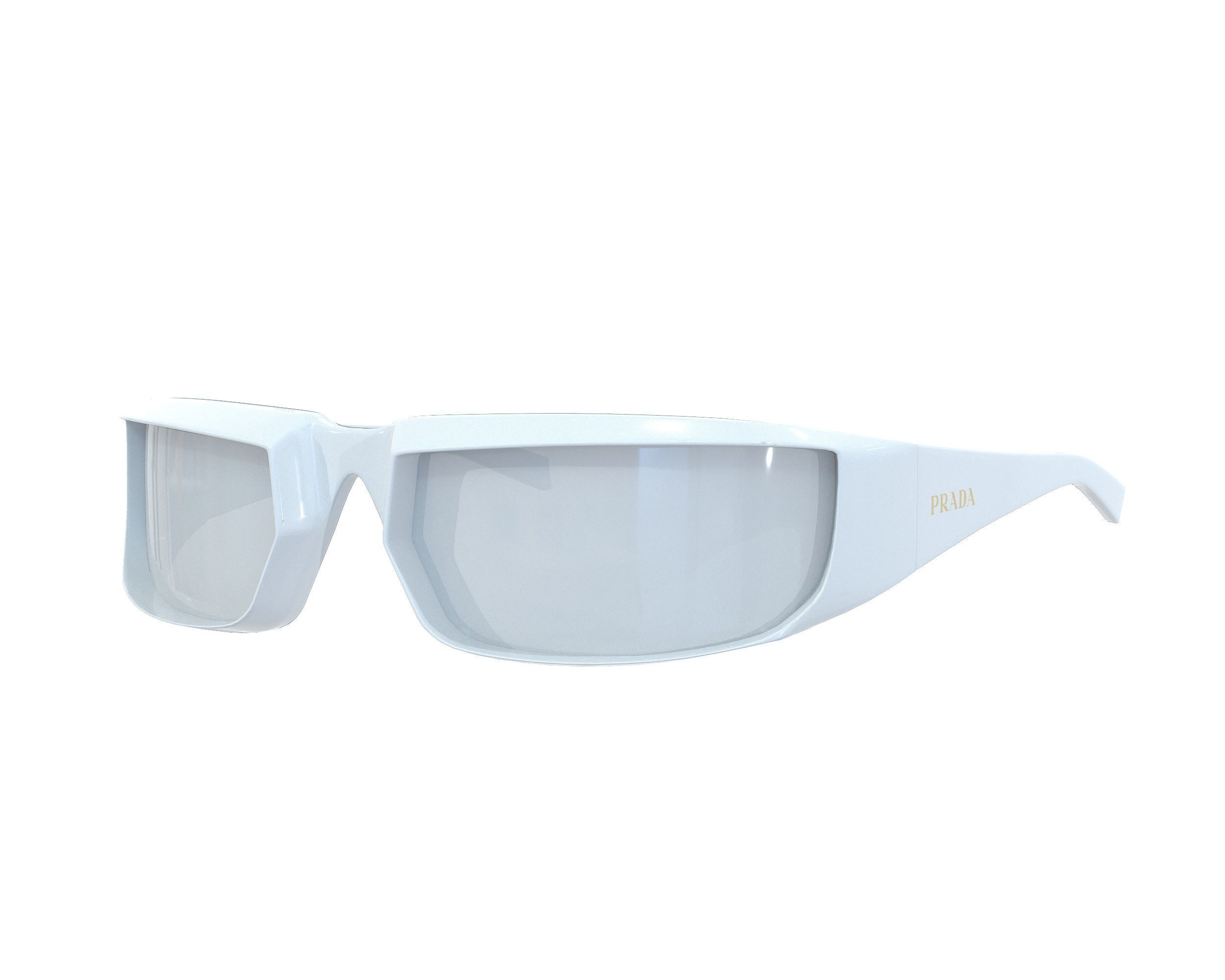 Prada Runway Sunglasses Low-poly 3D model_3