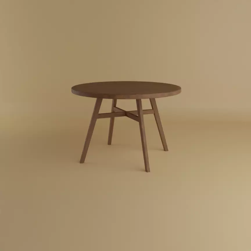 Coffee Table 3D model Low-poly 3D model_0