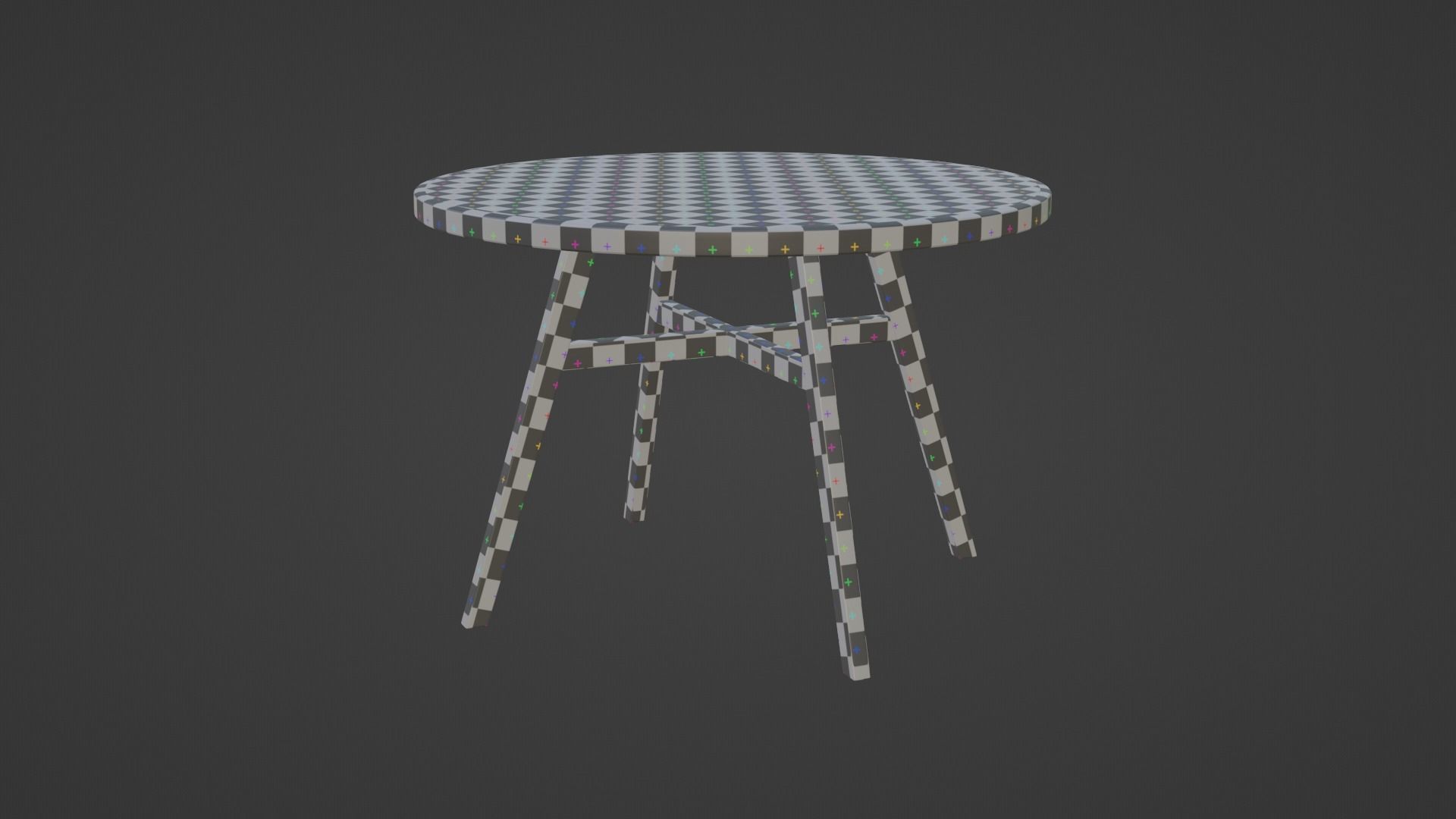 Coffee Table 3D model Low-poly 3D model_2